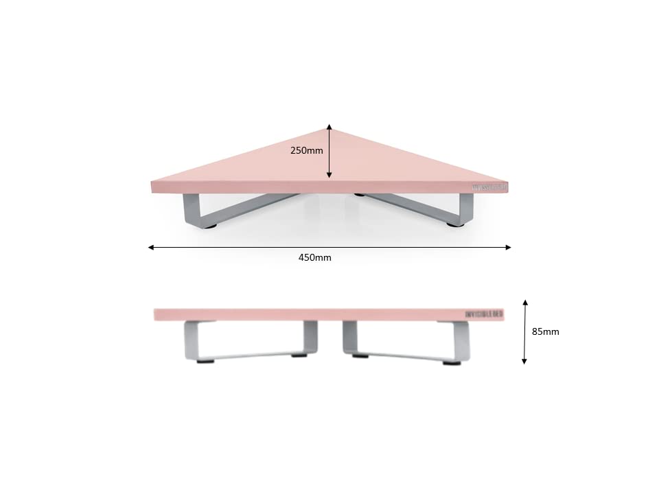 Image of INVISIBLE BED Wood Monitor Riser Stand, Computer Riser, Multi Color