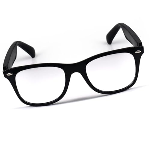 Bluetooth Glasses for Men Women, Anti-blue Light Lenses, Smart Audio Glasses with Mic & Speakers, Touch, Voice Assistant Compatible - 4-6 Hrs Batteries for Office, Relaxing, Music