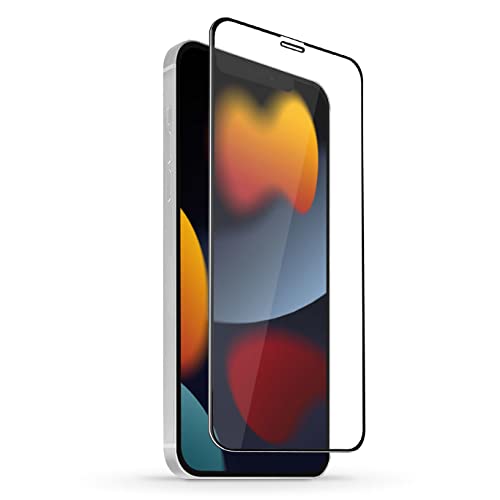 Image of KC PRODUCTS Tempered Glass Screen Protector Compatible for iPhone 13 Mini Full Screen Coverage (Except Edge to Edge) and Free Complete Easy Installation kit