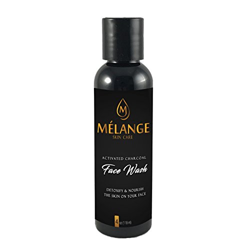 Melange Skin Care Activated Charcoal Face Wash, Cleanser 4 oz