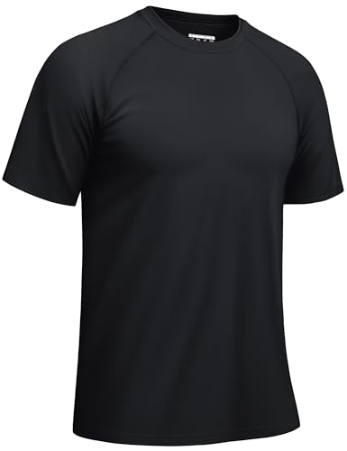 TACVASEN Men's Rashguard Shirts Short Sleeve UPF 50+ Sun Protection SPF T-Shirt Quick Dry Fishing Swim Athletic Tops