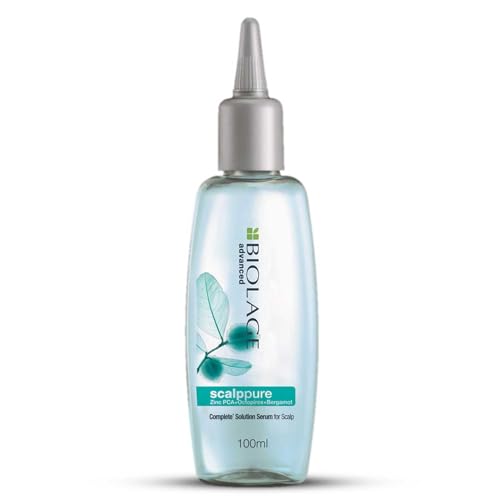 Biolage Scalppure PROFESSIONAL Anti-Dandruff Serum | 72 HRS Scalp Detox | 6-in-1 Formula | Paraben-free & Vegan | Serum for Men & Women, 100ml