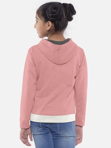 Image of HELLCAT Trendy Printed Cotton Blend Full sleeve Hoodie T-shirt Jogger Trackpant Clothing Set for Girls