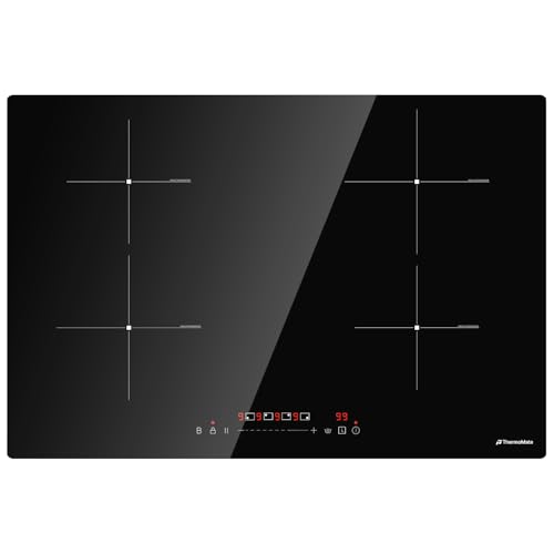 ThermoMate 30 Inch Induction Cooktop, 7200W Built in Induction Stove