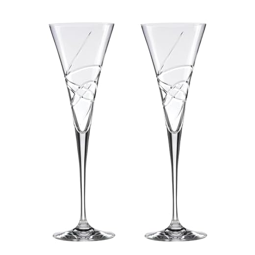 Lenox Adorn Crystal Champagne Flutes, 7oz, Set of 2