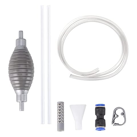 Libara Aquarium Water Changer, Long Nozzle Fish Tank Cleaner Kit, The All-in-One Pond Siphon for Gravel & Sand Cleaning, Manual Suction Pipe for Sucking and Feces Cover