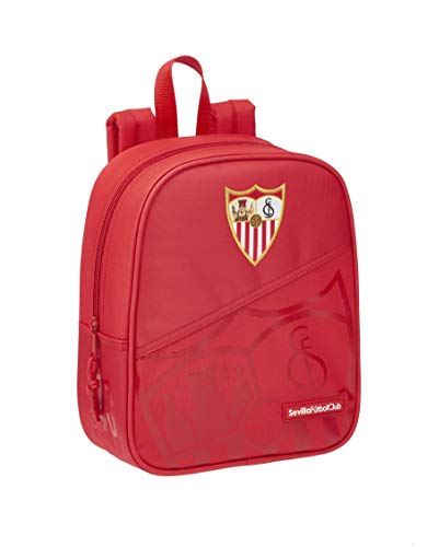 Safta Mochila Infantil de Sevilla FC Oficial  220x100x270mm Equipaje  Niños Unisex