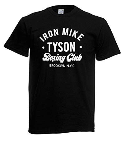 T-Shirt - Brooklyn Kid Dynamite Iron Mike Tyson (Schwarz L)