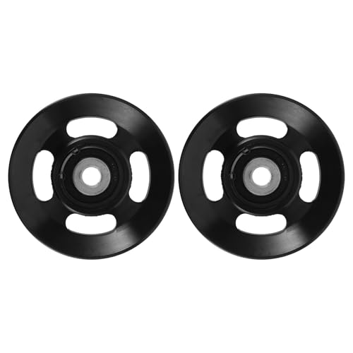 minkissy 2個 ケーブルプーリー ジム用 88mm 高耐久交換用プーリーホイール 溝付きアルミフィットネスホイール ウェイトリフティングケーブルマシンワークアウトシステム用