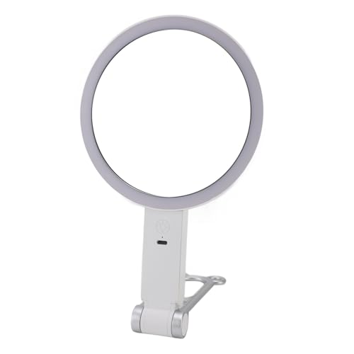 Espejo de maquillaje LED con aumento y luz