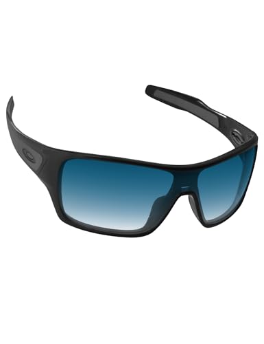 Image of Alphax Blue Gradient Non-polarized Replacement Lenses for Oakley Turbine Rotor OO9307 Sunglasses