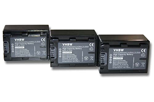 Batterie Sony HDR-UX9 vhbw pour résoudre les pannes d'autonomie en voyage