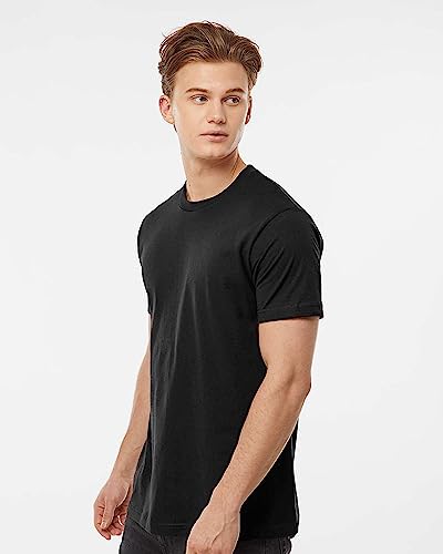 202 - Unisex Fine Jersey Tee Black3
