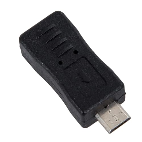 Image of Mini USB Female to Micro USB Male Connector Data for Data Sync, Charging (Mini USB F - Micro USB M) - 2 Pieces
