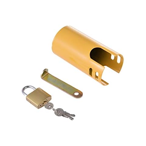 Faucet Lock Outdoor Water Spigot Lock Anti-Theft Tap Protective Cover Water-Saving Cover Multifunctional Garden Hose Lock With Key Prevents Use And Vandalism External Faucet Locking System Cover