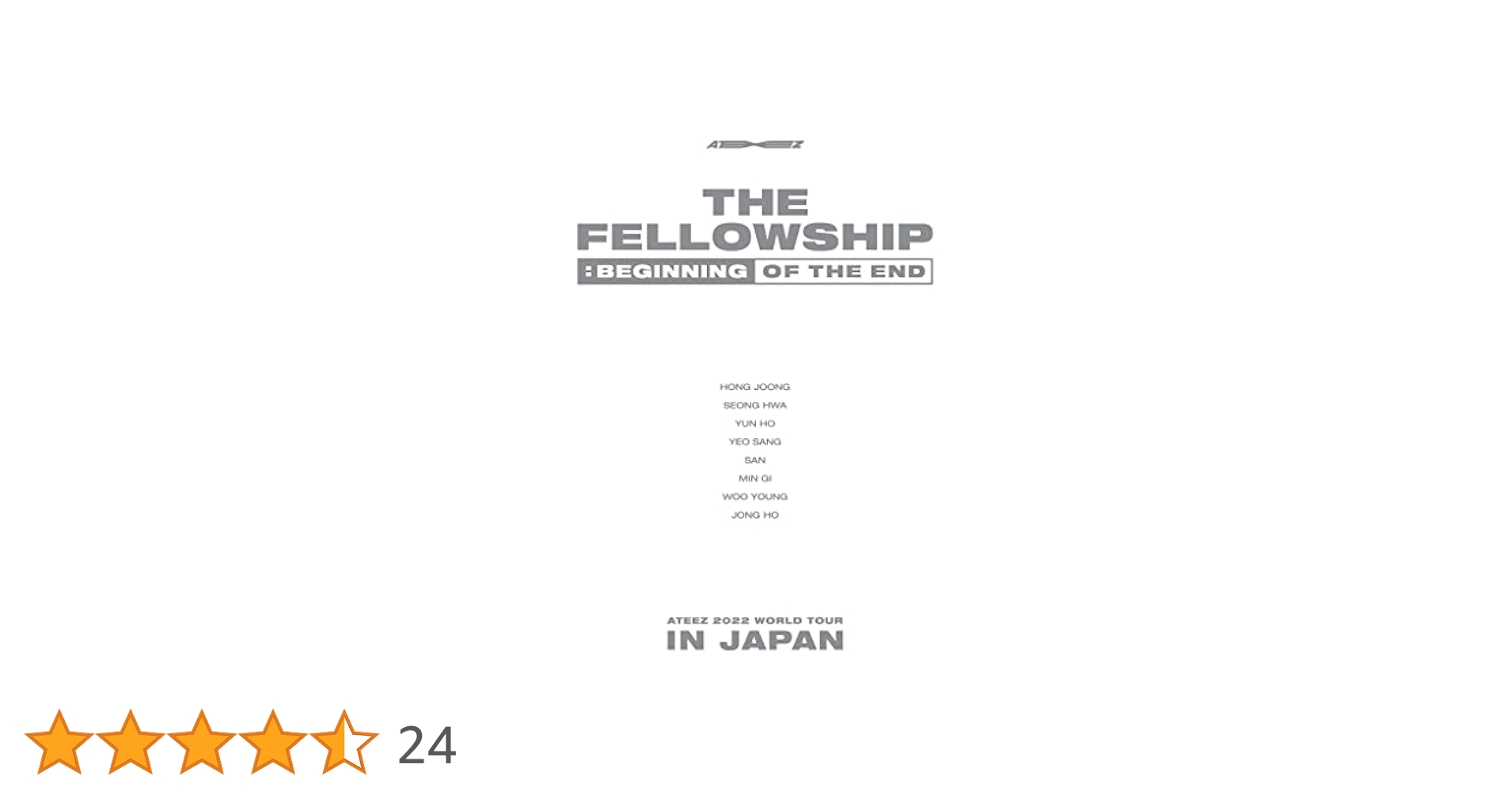 新品未開封 ATEEZ TO THE END DVD 日本語字幕入 ユニバ特典付 THE WORLD : TO THE END」発売決定！※9/11追記 | ATEEZ JAPAN