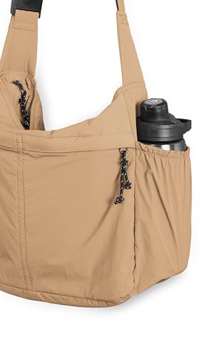 Image of ODODOS 20L Crossbody Tote Bag Large Capacity Lightweight Hobo Shoulder Sling Bags for Gym Shopping Beach Travel