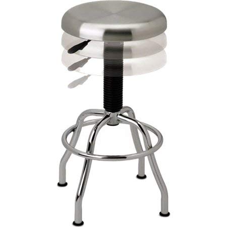 Image of Seville Classics Stainless Steel Top Work Stool