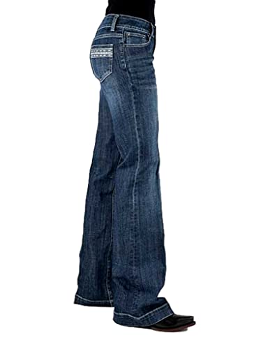 Tin Haul Western Jeans Womens Ella Fit Blue 10-054-0460-0024 BU2