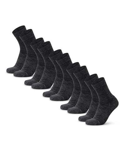 DANISH ENDURANCE Calze Trekking Leggere in Lana Merino, Anti-Vesciche, Traspiranti, da Uomo, Donna, Bambino, 1 o 5 Paia