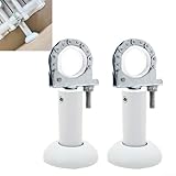 Radiadores de suelo de aluminio fundido a presión, paquete de 2 unidades de altura de 1117 cm, compatible con todos los soportes de aluminio ajustables S