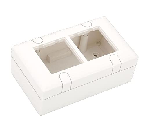 Eco-Friendly High Durability Plastic Modular Surface Gang Box Module 4 (White)-image-29
