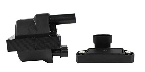 ENA Ignition Coil and Module System Compatible with GMC Chevy Chevrolet Pontiac Express 1500 Safari Savanna Silverado Sonoma Blazer Jimmy S10 4.3L 5.0L V8