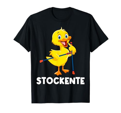 Stockente nordic walking Ente Sport T-Shirt