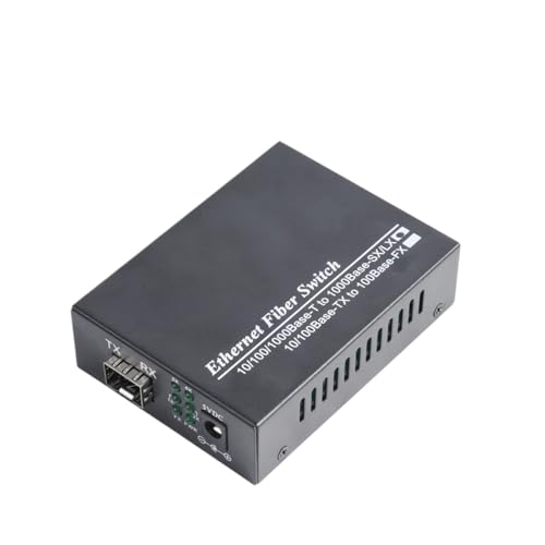 Convertisseur de média Gigabit SFP commutateur fibre optique 10/100/1000M RJ45