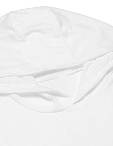 Yitrend Moletom masculino sem mangas com capuz para treino, camisa masculina de ginástica com bolso