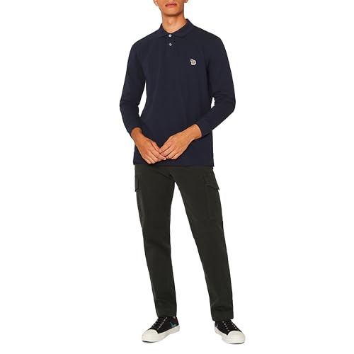 Paul Smith Men's Zebra Logo Long-Sleeve Polo Shirt3