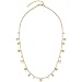 Produktbild JEWELS BY LEONARDO Halskette Ella  Collier aus goldfarbenem Edelstahl  Charm-Ketten-Look  Zylinder-Perlen mit eingehangenen Anhängern  45-50 cm Länge  Geschenk Damen Schmuck  023543