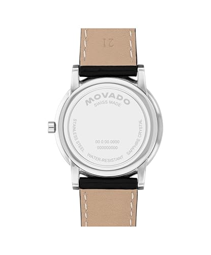 Movado Museum Men's Watch - Swiss Quartz, Stainless Steel Bracelet - Classic, Modern Luxury Fashion Timepiece for Him - 42mm3
