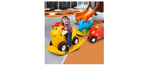 Image of Little Fingers Animal Shaped Ride-on Toy for Kids - Push & Scoot Indoor Outdoor Ride-on Bike for Toddlers Age 1 to 6 Years - Sturdy Lightweight Baby Scooter with Comfortable Seat & Handle
