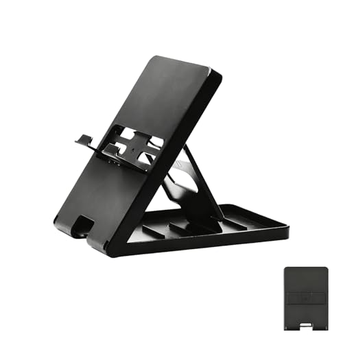 Luzcauwy Adjustable Playstand for Nintendo Switch 2 OLED Lite - Foldable Desktop Holder Dock - Raised Stand for Charging While Playing - Portable Gaming Bracket - Anti Slip Accessories