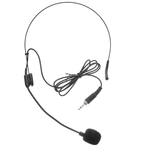 OSALADI Lightweight Overhead Microphone for Live Performance and Lectures Portable Ear Microphone for Presenters for Challenging Acoustics Stylish and Durable Design