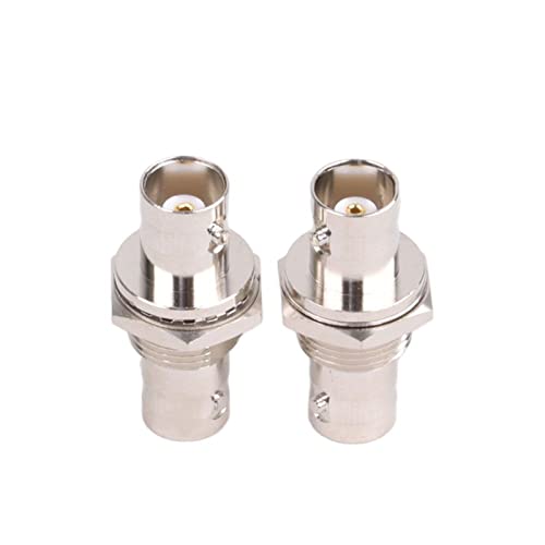 Conector BNC doble hembra para panel soluciona cortes de señal en chasis coaxial 6