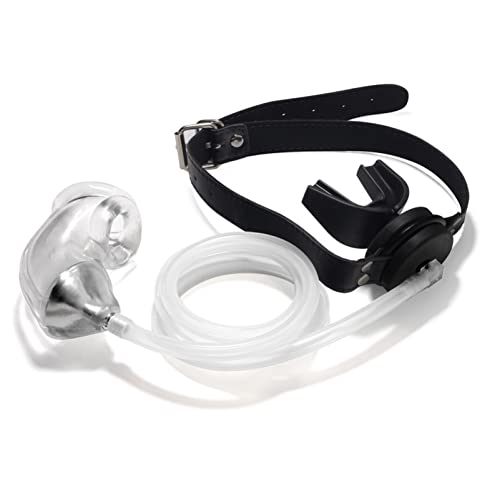 BDSM フェチ小便器口プラグ と ペニスサックシリコン口枷 コスプレ用の刺激装置 スレーブゲーム 大人のおもちゃ - 画像5