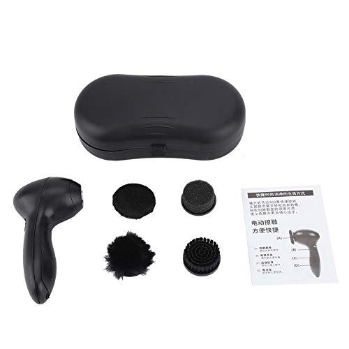 Eastbuy Pulidor eléctrico de Zapatos-Portátil Limpiador de Zapatos eléctrico Máquina Limpiador de Zapatos para Bolsas de Cuero Mantenimiento del Asiento de automóvil