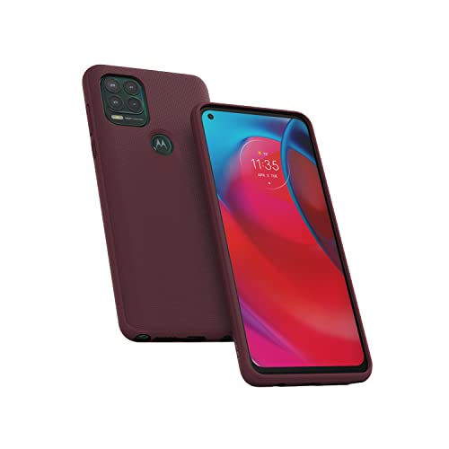 Image of Motorola Moto G Stylus 5G (2021) Protective Case Precision fit Shock Absorbing Cases for Enhanced Phone Grip, Style, Drop Protection [NOT for G Stylus 2020,G Stylus 2021] Marsala /Wine Red