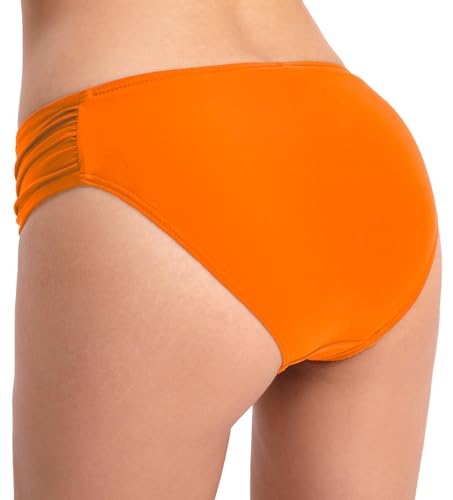Image of Women's Bathing Suit Bottoms Full Coverage Ruched Bikini Tankini Bottom Swimsuit Brief