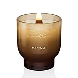 M&SENSE 焚き火の音がするキャンドル アロマキャンドル 木芯 270g 55時間 パチパチ音 ろうそく ロウソク アロマ 癒しグッズ プレゼント 女性 人気 リラックス ギフト ホワイトデー バレンタイン 母の日