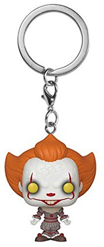 Funko- Pocket Pop Vinyl IP Chapter 2: Keychain Pennywise with Open Arms, Color Orange, White (40653)