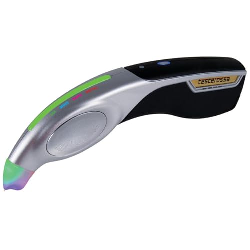 GemOro Testerossa Talking Diamond, Moissanite & White Sapphire Tester, Silver