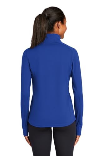 SPORT-TEK Women's Sport-Wick Textured Quarter Zip Pullover3