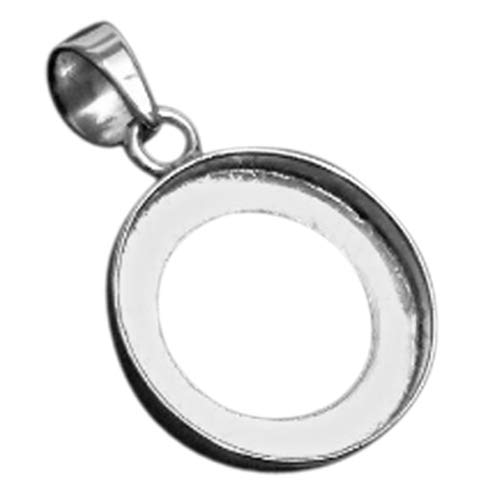 925 Sterling Silver Round Bezel Blank 