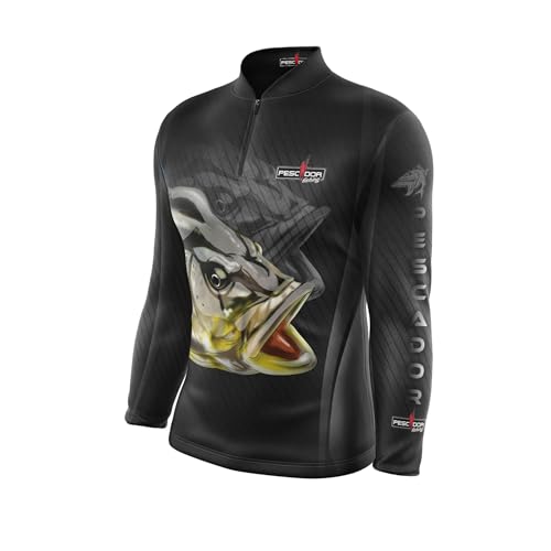 PQS FISHING Camiseta UV50 para Pesca - Proteção Solar e Conforto para Pescadores R03 Pescador I (BR,