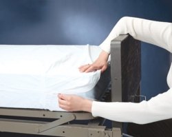 Allman Deluxe Contour-Vinyl Mattress Cover 36 x 80 x 6 Hospital