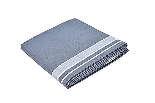 Men's Cotton Colored Dhoti with Fancy Border Kerala-style Veshti Mundu Kaili Lungi 2.0 Mtrs