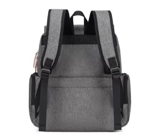 Bolsa Maternity Land modelo Luxury original Versão Premium Stripe Cinza